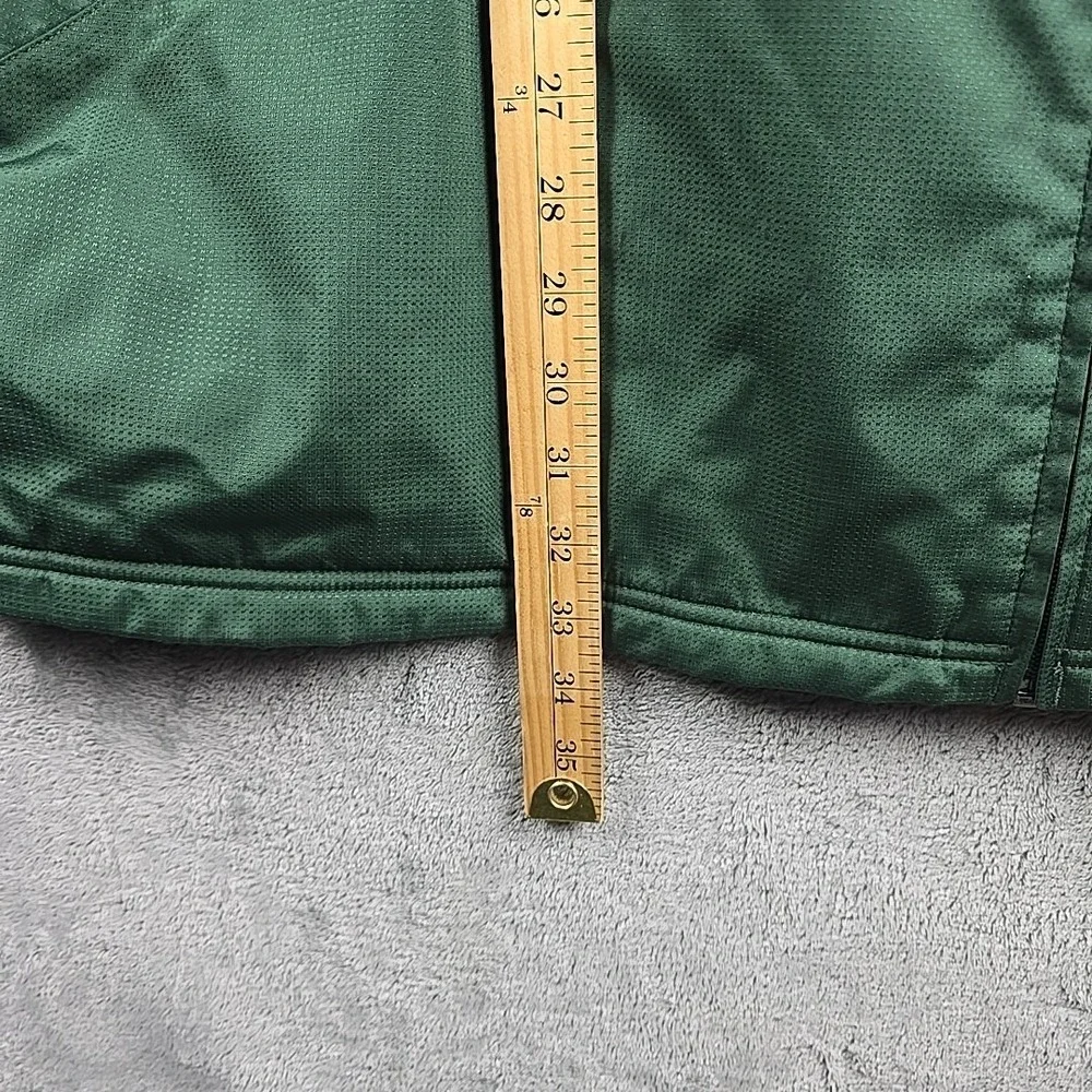 New York‎ Jets Jacket Mens 2XL Green NFL Football Reebok Fleece Lined Hooded Zip